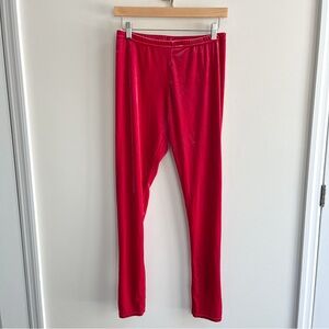 [nordstrom] velvet zip ankle high rise leggings hot pink M